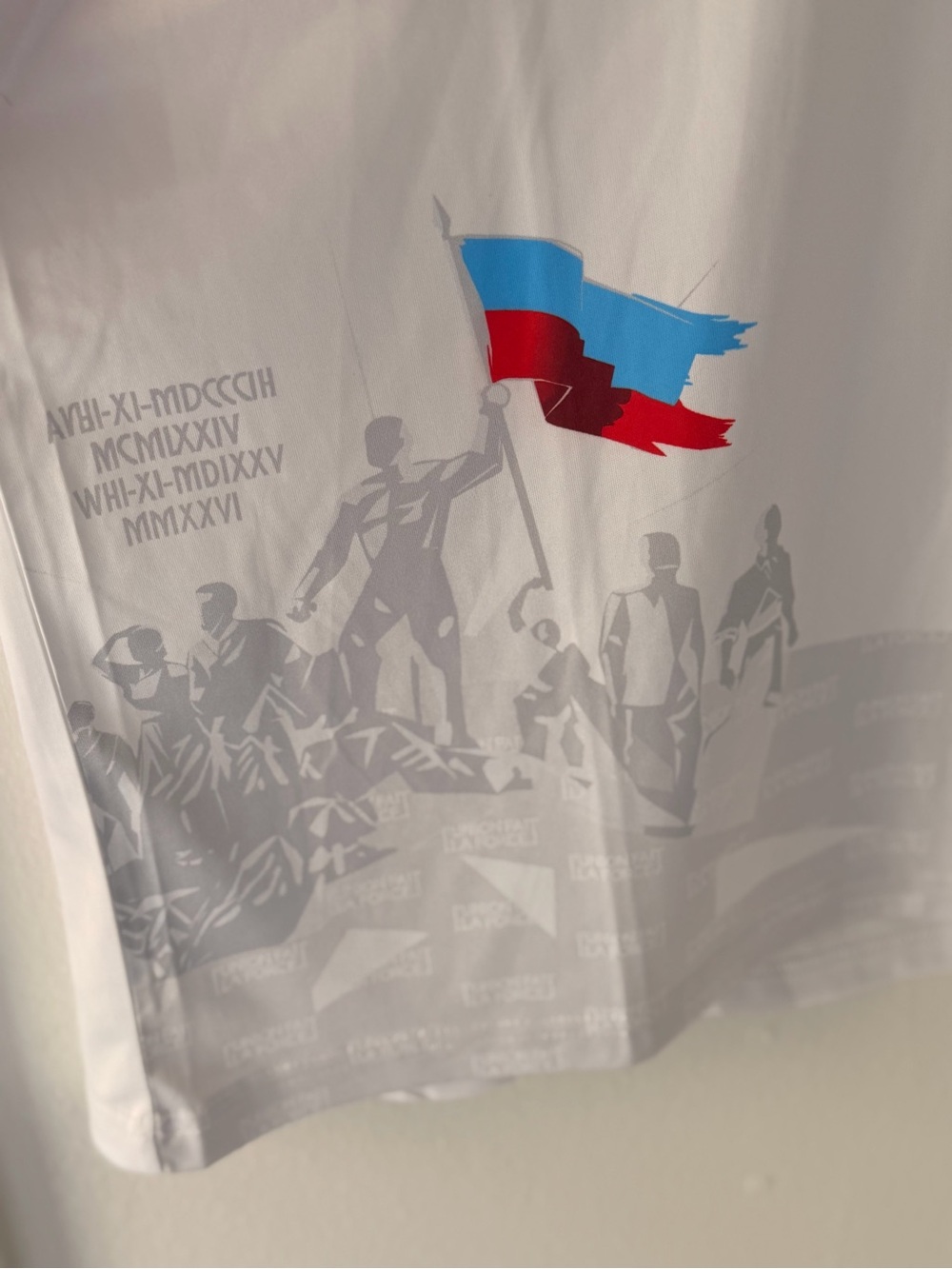 2026 official World Cup Haiti Soccer Jersey - White with Red & Blue Accents - Picture 2 of 5